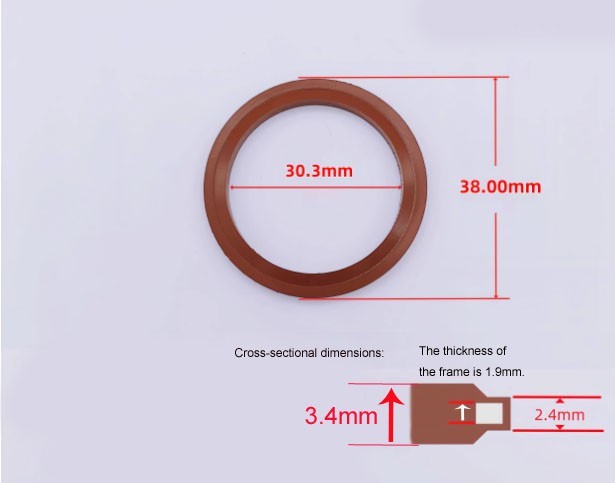 10 PCS M6 - M42 Bonded Washer Metal FKM Rubber Oil Drain Plug Gasket Seal O Ring