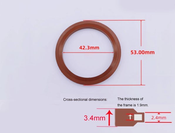10 PCS M6 - M42 Bonded Washer Metal FKM Rubber Oil Drain Plug Gasket Seal O Ring