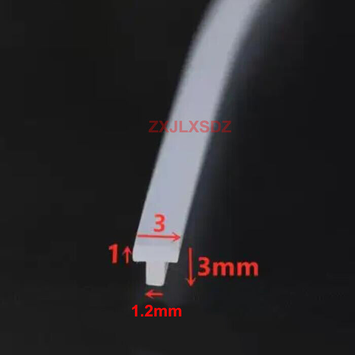 1 Meter T-Gasket Solar Panel Gap Seal Silicone Rubber Seal Strip Filling Strip