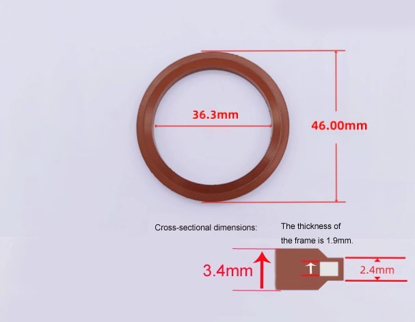10 PCS M6 - M42 Bonded Washer Metal FKM Rubber Oil Drain Plug Gasket Seal O Ring