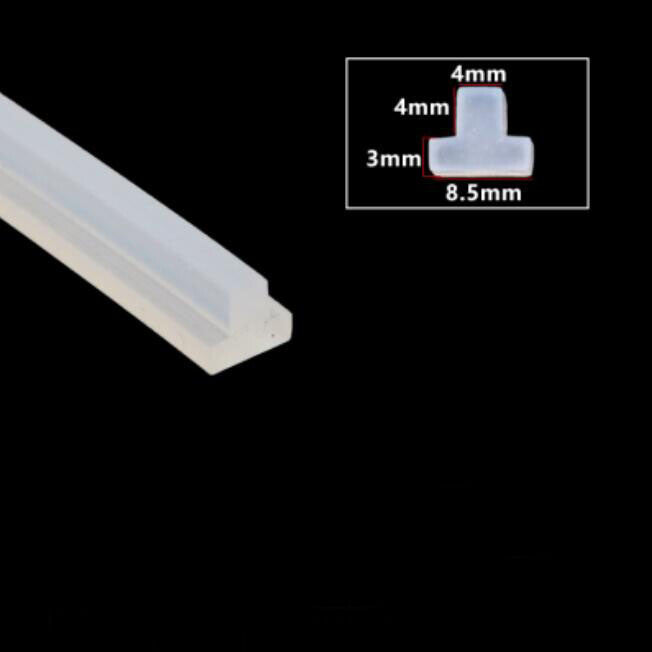 1 Meter T-Gasket Solar Panel Gap Seal Silicone Rubber Seal Strip Filling Strip