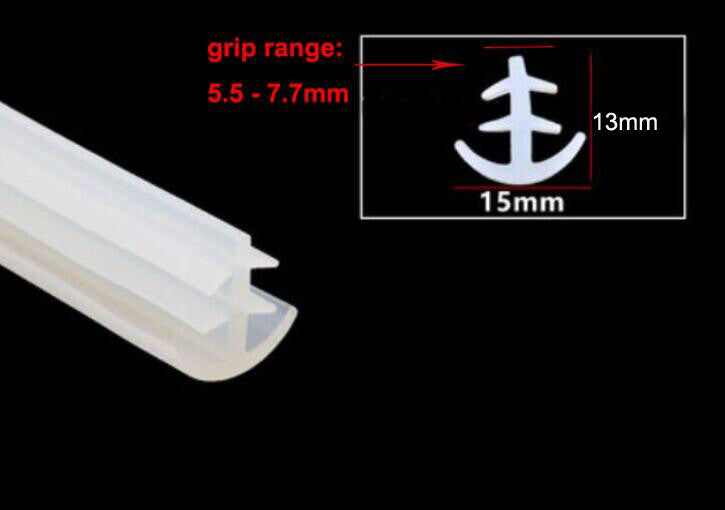 1 Meter T-Gasket Solar Panel Gap Seal Silicone Rubber Seal Strip Filling Strip