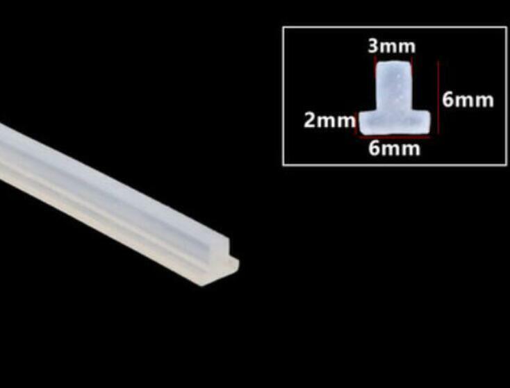 1 Meter T-Gasket Solar Panel Gap Seal Silicone Rubber Seal Strip Filling Strip