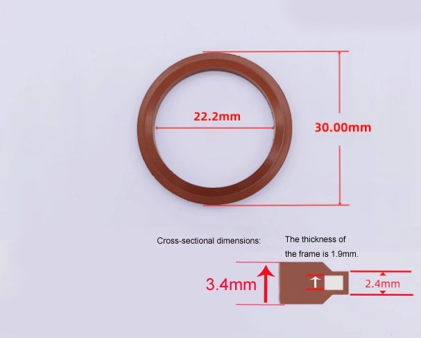 10 PCS M6 - M42 Bonded Washer Metal FKM Rubber Oil Drain Plug Gasket Seal O Ring
