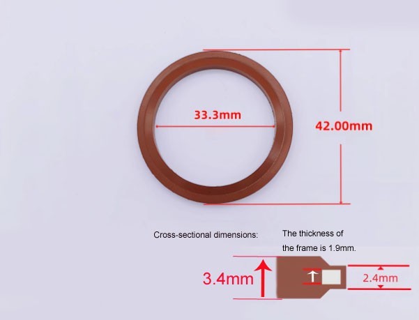 10 PCS M6 - M42 Bonded Washer Metal FKM Rubber Oil Drain Plug Gasket Seal O Ring
