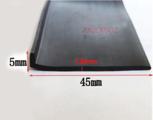 1 Meter L  Rubber Edge Strip Door Seal Strip Weatherstrip Edge Guard Edge Trim