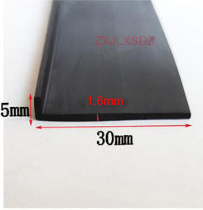 1 Meter L  Rubber Edge Strip Door Seal Strip Weatherstrip Edge Guard Edge Trim