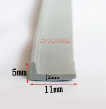 1 Meter L  Rubber Edge Strip Door Seal Strip Weatherstrip Edge Guard Edge Trim