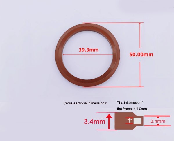 10 PCS M6 - M42 Bonded Washer Metal FKM Rubber Oil Drain Plug Gasket Seal O Ring