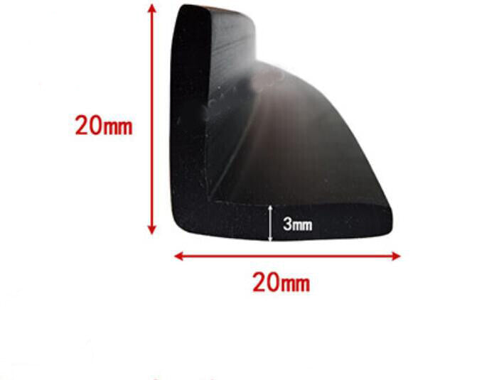 1 Meter L  Rubber Edge Strip Door Seal Strip Weatherstrip Edge Guard Edge Trim