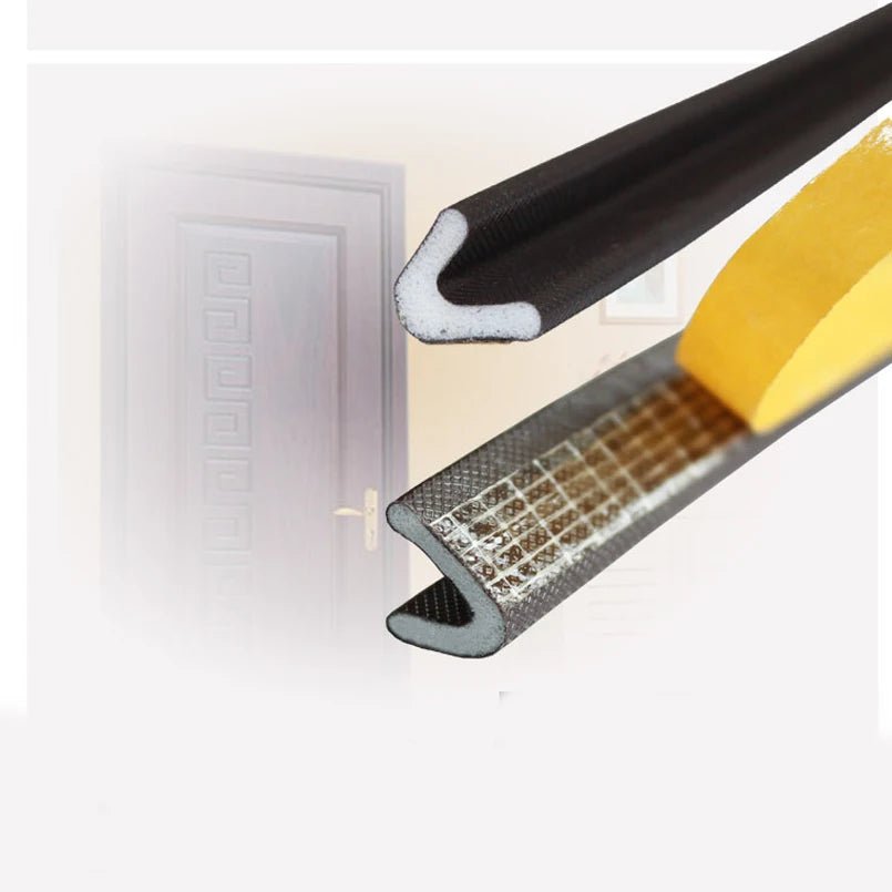 6 Meters V - type Security Door Self - adhesive PU Foam Seal Strip Anti - collision Windproof Polyurethane Weatherstrip Door Gaskets - | Xingtai Hanze Trading Co., Ltd.