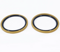 Standard Hole Glyd Ring Piston Seal PTFE NBR / FKM Combined Sealing Ring OD 20-160mm For Hydraulic Cylinder Piston