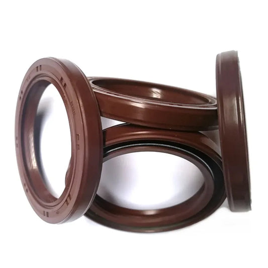 2Pcs FKM Rubber TC Skeleton Double Lip Oil Seal Gasket ID 25mm 26mm 27mm 28mm 29mm OD 32 - 72mm Height 4 - 12mm
