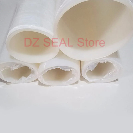 Inner Diameter 50 To 200mm x 2mm Thickness Silicone Rubber Tube Soft Rubber Hose Special Size Customized Rubber Pipe