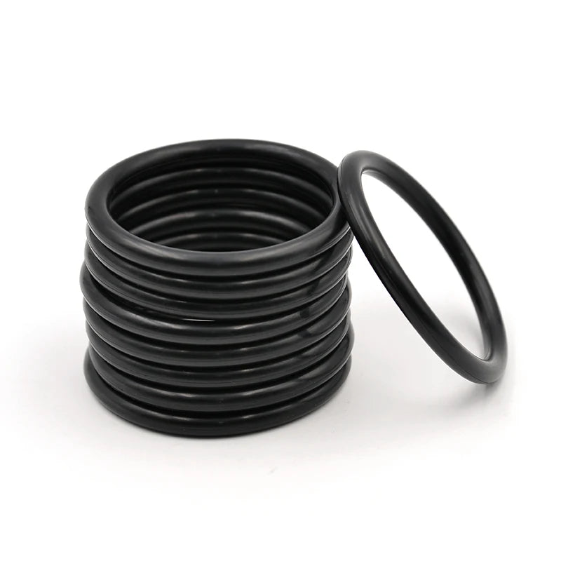 90 PCS Shore A 90 NBR O Rings CS1.5mm Oil Resistant Nitrile Rubber Sealing Gaskets