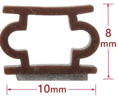 5 Meters Security Door And Window Seals Self Adhesive Silicone Rubber Sealing Strips Door Gaskets
