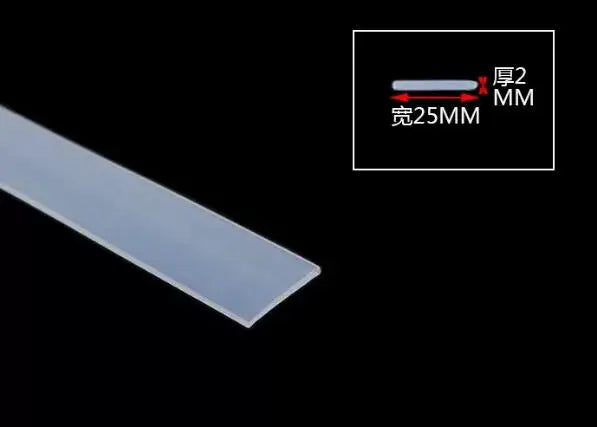 High Temperature Resistant Silicone Rubber Flat Sealing Strip Rubber Weatherstrip Rubber Bar