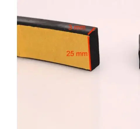 5 Meters D / I Type self adhesive door gasket rubber foam sealing strip windproof weatherstrip collision proof bar