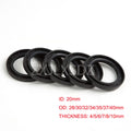 10 Pcs NBR Rubber TC Double Lip Oil Seal Gasket 20x28x4/5/6/7 20x30x5/7/8/10 20x32x5/7/8/10 20x35x5/7/8/10 20x40x5/7/8/10mm