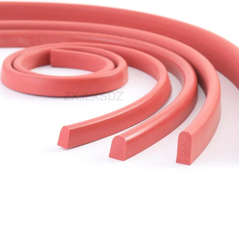 D Shape Silicone Rubber Foam Door Window Sealing Strip Rubber Foam Weatherstrip