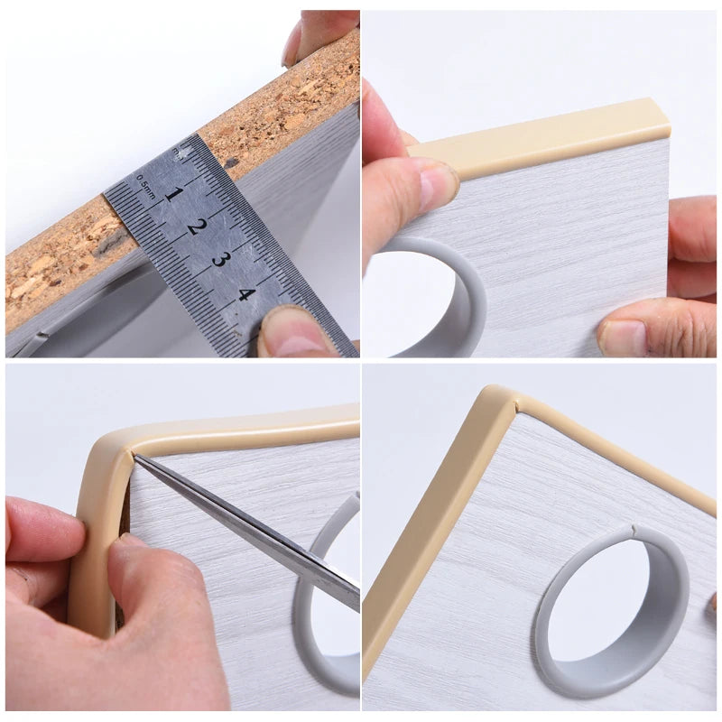 5 Meters Self-adhesive PVC Edge Guard Tape Wood Panel Furniture Edge Trim Edge Banding Child Protector Sealing Strip
