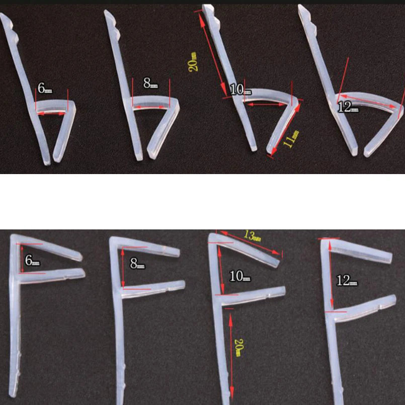 3 Meters Widened F/h Silicone Rubber Shower Door Window Glass Seal Strip Weatherstrip Door Gasket