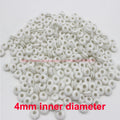 4mm inner diameter double side white color cable seal ring wire hole plug grommet