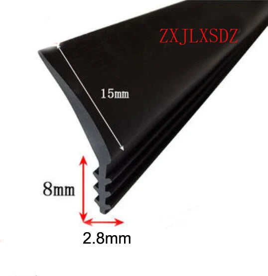 3 Meters J Type Excavator Slewing Bearing Seal Strip Filling Strip Card Slot Oil Resistant NBR Rubber Sealing Strip