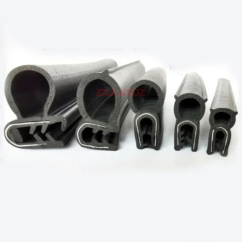 2 Meters Rubber Edge Guard Noise Insulation Car Door Seal Strip Sound Insulation Weatherstrip