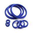 15 Pcs ID 11.2-250mm DHS Type Polyurethane Hydraulic Cylinder Oil Seal Gasket O Ring