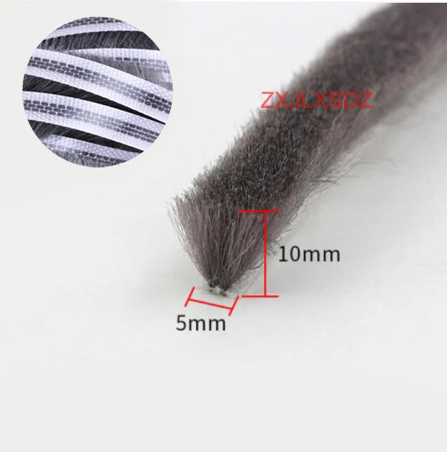10 Meters sliding door window gasket brush sealing strip soundproofing weatherstrip draught excluder