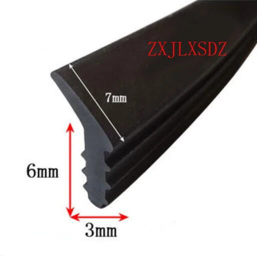 3 Meters J Type Excavator Slewing Bearing Seal Strip Filling Strip Card Slot Oil Resistant NBR Rubber Sealing Strip