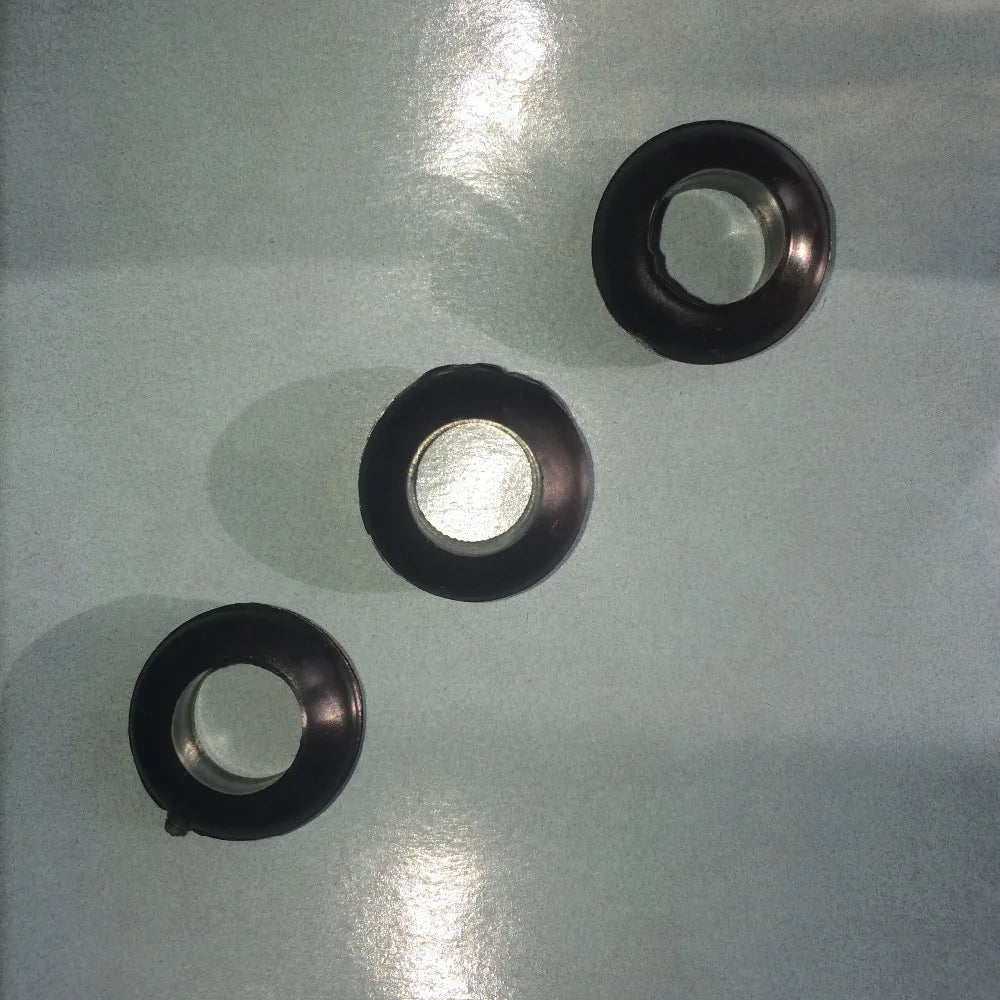 6mm Inner Diameter Wire Gaskets Rubber Seal Grommets Ring Cable Hole Plug - Pack of 100