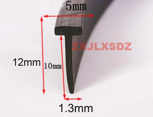 T Type Sun Room Sealing Strip Cable Trench Rubber Strip Electric Box Electric Cabinet Gap Filling Strip Rubber Profile