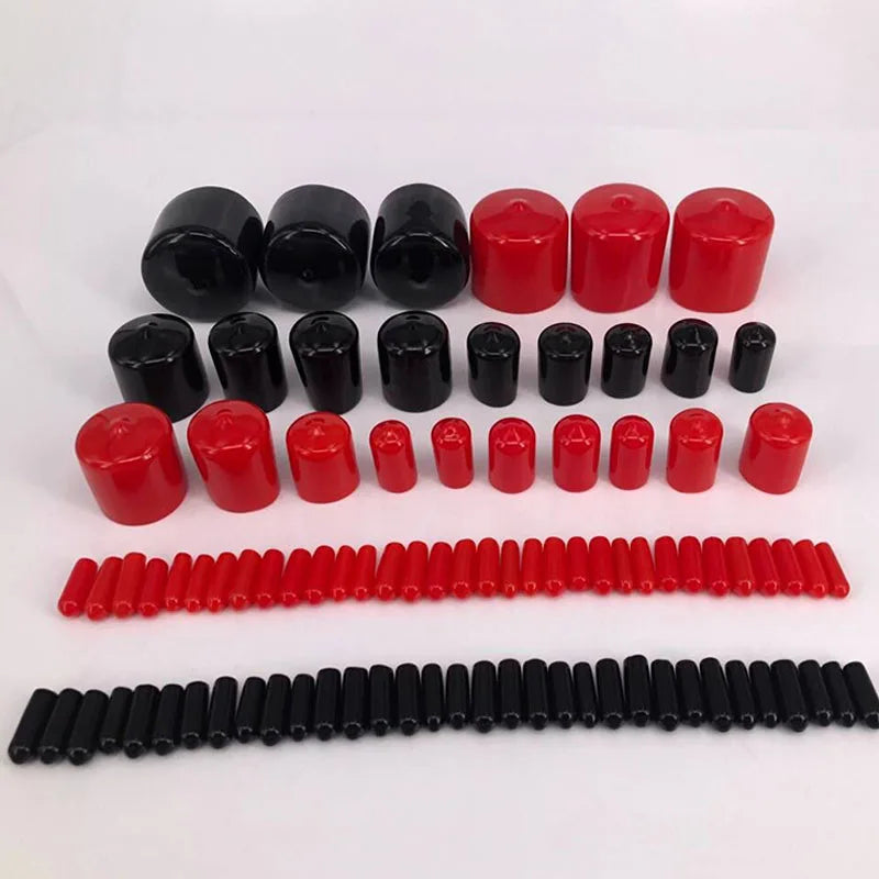 غطاء واقي للأنبوب الفولاذي D1.5mm إلى D15mm، غطاء مانع للغبار، حامي أنبوب السلك، غطاء نهاية من المطاط PVC