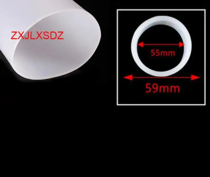1 Meter ID 17 To 70mm Wall Thickness 2mm Silicone Rubber Water Tube High Temperature Resistant Rubber Hose Sealing Strip