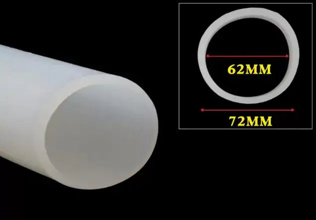 1 Meter ID 40 To 105mm Silicone Rubber Tube High Temperature Resistant Rubber Water Hose Sealing Strip Wall Thickness 2-5mm