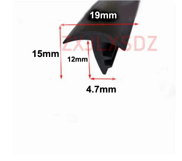 T Type Sun Room Sealing Strip Cable Trench Rubber Strip Electric Box Electric Cabinet Gap Filling Strip Rubber Profile
