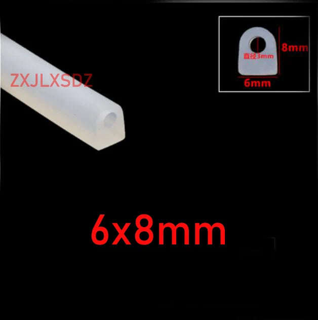 3 Metes D Type Door Gasket Silicone Rubber Sealing Strip Weatherstrip Water Retaining Strip Kitchen Water Stopper
