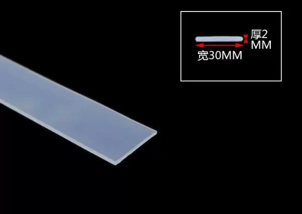 High Temperature Resistant Silicone Rubber Flat Sealing Strip Rubber Weatherstrip Rubber Bar