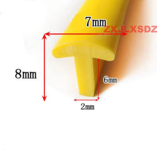 T Type Sun Room Sealing Strip Cable Trench Rubber Strip Electric Box Electric Cabinet Gap Filling Strip Rubber Profile