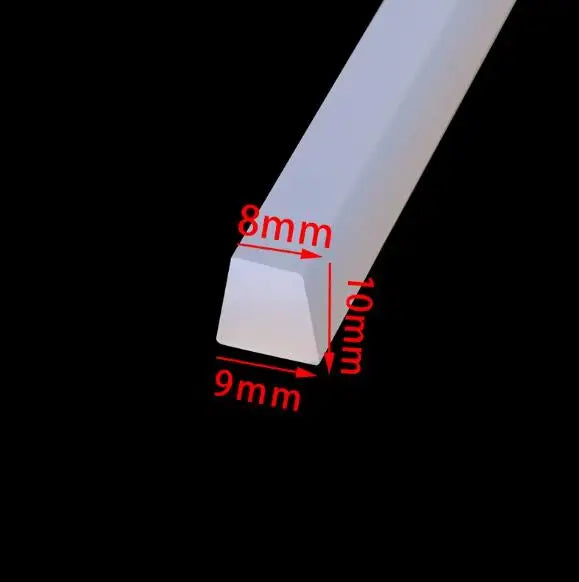3 Meters Trapezoidal High Temperature Resistant Anti-collision and Shock-absorbing Silicone Rubber Strip Weatherstrip