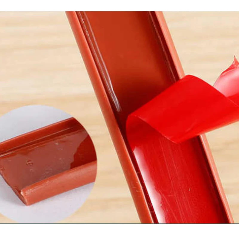 5 Meters Self-adhesive PVC Edge Guard Tape Wood Panel Furniture Edge Trim Edge Banding Child Protector Sealing Strip