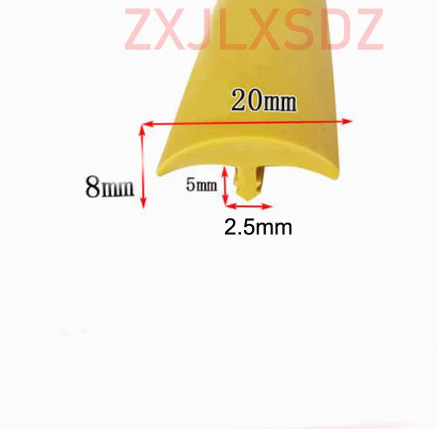 T Type Sun Room Sealing Strip Cable Trench Rubber Strip Electric Box Electric Cabinet Gap Filling Strip Rubber Profile