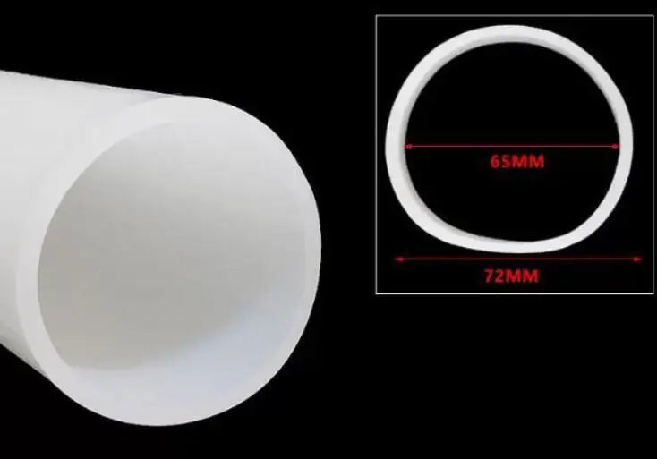 1 Meter ID 40 To 105mm Silicone Rubber Tube High Temperature Resistant Rubber Water Hose Sealing Strip Wall Thickness 2-5mm