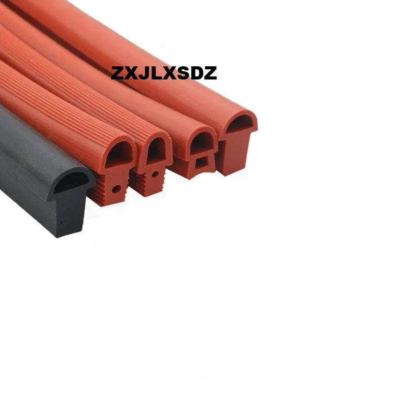 2 Meters Mushroom Head Silicone Strip High Temperature Resistant T Shape Silicone Rubber Sealing Strip For Vacuum Machine Dryer