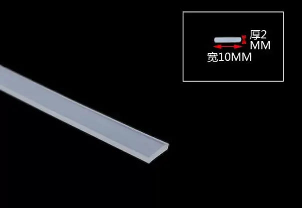 High Temperature Resistant Silicone Rubber Flat Sealing Strip Rubber Weatherstrip Rubber Bar