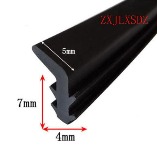 3 Meters J Type Excavator Slewing Bearing Seal Strip Filling Strip Card Slot Oil Resistant NBR Rubber Sealing Strip