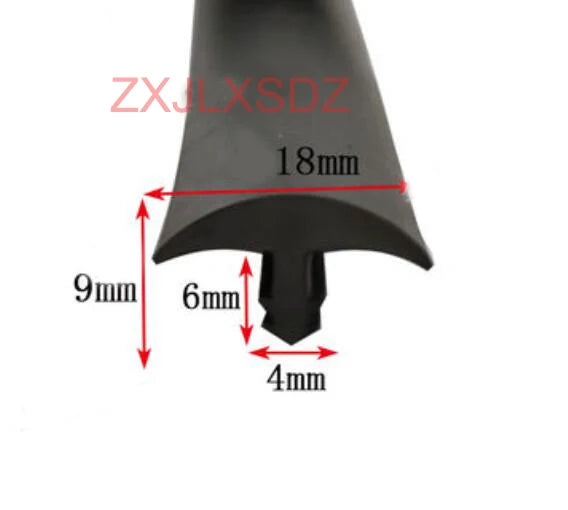 T Type Sun Room Sealing Strip Cable Trench Rubber Strip Electric Box Electric Cabinet Gap Filling Strip Rubber Profile