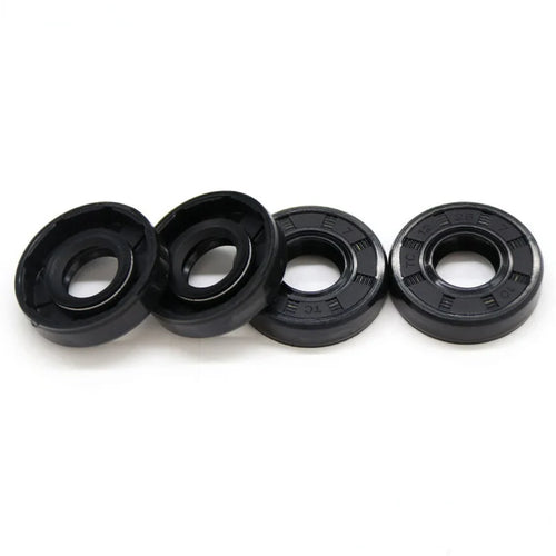 10 Pcs NBR Nitrile Rubber TC Double Lip Oil Seal Ring 6x12x4/8 6x13x8 6x15x4/5 6x16x6 6x17x7 6x18x6/7 6x19x7 6x20x4/5.5mm